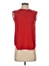 J.Crew 100% Polyester Red Sleeveless T-Shirt Size 0 (petite) - photo 1