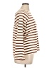 MNG Stripes Ivory Pullover Sweater Size XL - photo 4