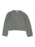 Zara 100% Polyester Tweed Gray Pullover Sweater Size 11 - 12 - photo 1