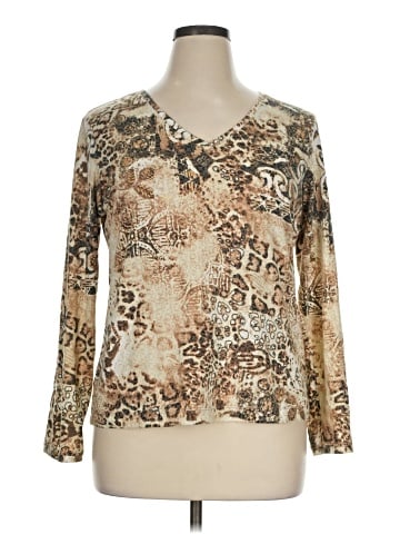 Chico's Long Sleeve Henley (view 1)