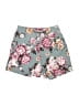 Soprano Floral Teal Shorts Size M - photo 2