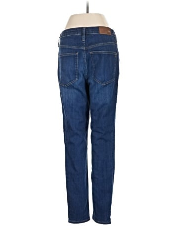 Madewell Curvy High-Rise Skinny Jeans in Sussex Wash: TENCEL&trade; Denim Edition (view 2)