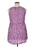 Torrid Purple Sleeveless Blouse Size 1X Plus (1) - photo 2