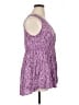 Torrid Purple Sleeveless Blouse Size 1X Plus (1) - photo 4