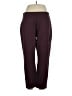 Express Solid Burgundy Active Pants Size XL - photo 1