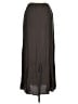Flax 100% Rayon Solid Brown Black Casual Skirt Size 10 (M) - photo 2
