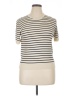 Zara Ivory Short Sleeve Turtleneck Size M - photo 1