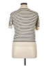 Zara Ivory Short Sleeve Turtleneck Size M - photo 2