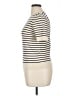 Zara Ivory Short Sleeve Turtleneck Size M - photo 5