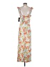 Roxy Print Orange Casual Dress Size S - photo 2