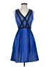 Marc by Marc Jacobs 100% Polyester Argyle Blue Cocktail Dress Size 2 - photo 1