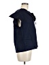 Gap 100% Cotton Blue Short Sleeve Blouse Size M - photo 4