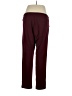 SOHO Apparel Ltd Solid Burgundy Active Pants Size XL - photo 2