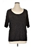 August Silk Gray Silk Pullover Sweater Size 1X - photo 1