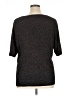 August Silk Gray Silk Pullover Sweater Size 1X - photo 2