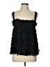 Waverly Grey 100% Polyester Black Tank Top Size L - photo 1