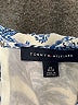 Tommy Hilfiger 100% Polyester Blue 3/4 Sleeve Blouse Size M - photo 7