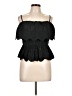 Gap 100% Cotton Black Sleeveless Blouse Size Lg Petite - photo 1