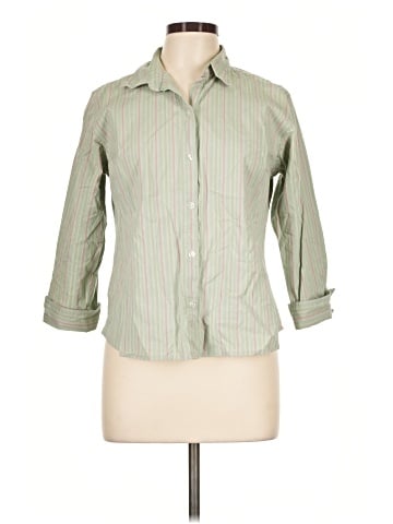 Eddie Bauer 3/4 Sleeve Button-Down Shirt (view 1)