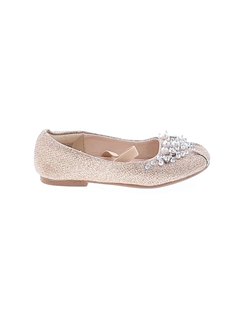 Pre-owned Dream Pairs Kids' Flats In Ivory