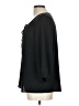 AGB Black 3/4 Sleeve Blouse Size L - photo 5