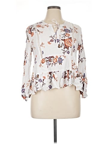 Bobeau 3/4 Sleeve Blouse (view 1)