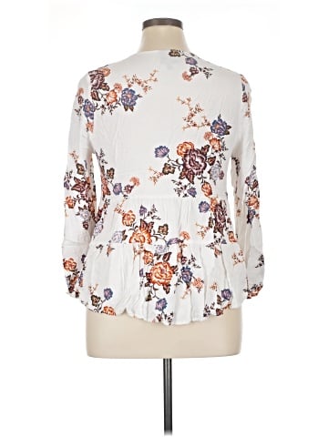 Bobeau 3/4 Sleeve Blouse (view 2)