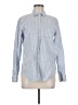 Gap Stripes Blue Long Sleeve Button-Down Shirt Size M - photo 1