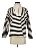 Zara Stripes Ivory Pullover Sweater Size S - photo 1