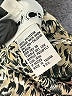 Joyce 100% Polyester Animal Print Tan Short Sleeve Blouse Size 14 - photo 8