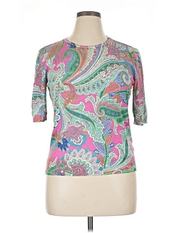 Lauren by Ralph Lauren 3/4 Sleeve Top (view 1)