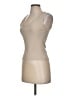 Zara Tan Sleeveless T-Shirt Size S - photo 2