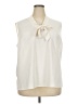 Kasper Ivory Sleeveless Blouse Size 3X - photo 1