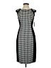 En Focus Studio Houndstooth Black Cocktail Dress Size 4 - photo 1