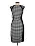 En Focus Studio Houndstooth Black Cocktail Dress Size 4 - photo 2