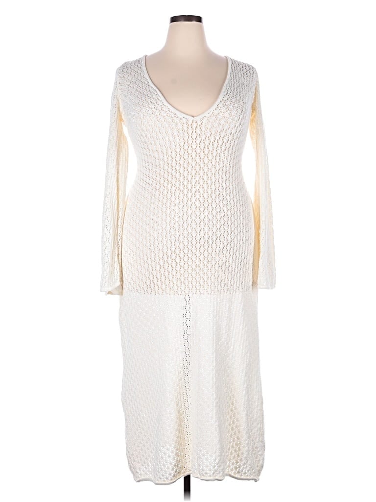 Pre-owned Meshki Casual Dress In Ivory