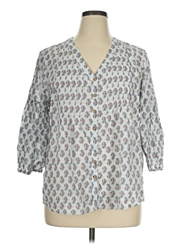 J.Jill 3/4 Sleeve Blouse (view 1)