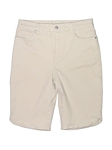 Gloria Vanderbilt Khaki Shorts (view 1)
