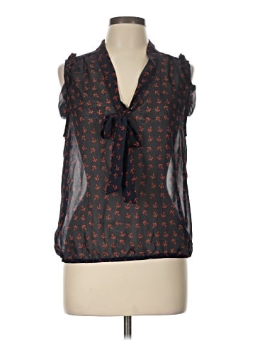 Eyelash Couture Sleeveless Blouse (view 1)