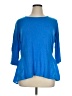 Westbound Blue 3/4 Sleeve Top Size XL - photo 1