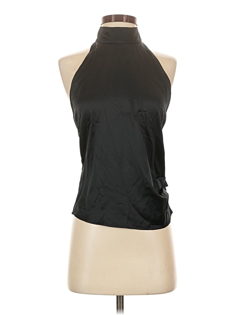 Pre-owned Helmut Lang Sleeveless Blouse In Black