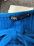 Zara Blue Short Sleeve Top Size L - photo 7