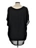 Express Black Short Sleeve Top Size L - photo 2