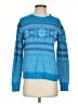 Nordstrom Print Blue Pullover Sweater Size S - photo 1