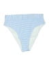 Cupshe Stripes Blue Swimsuit Bottoms Size M - photo 1