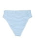 Cupshe Stripes Blue Swimsuit Bottoms Size M - photo 2
