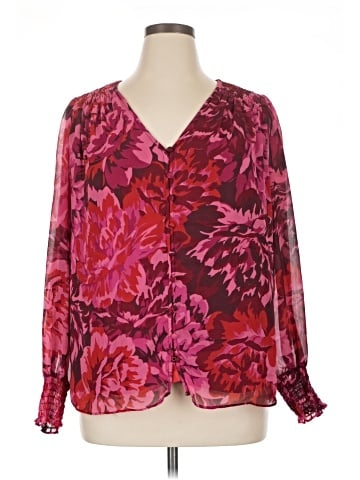 Cynthia Steffe Long Sleeve Blouse (view 1)