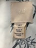 H&M 100% Polyester Print Ivory Raincoat Size S - photo 6