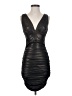 Bebe Metallic Black Cocktail Dress Size S - photo 1