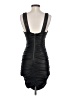 Bebe Metallic Black Cocktail Dress Size S - photo 2